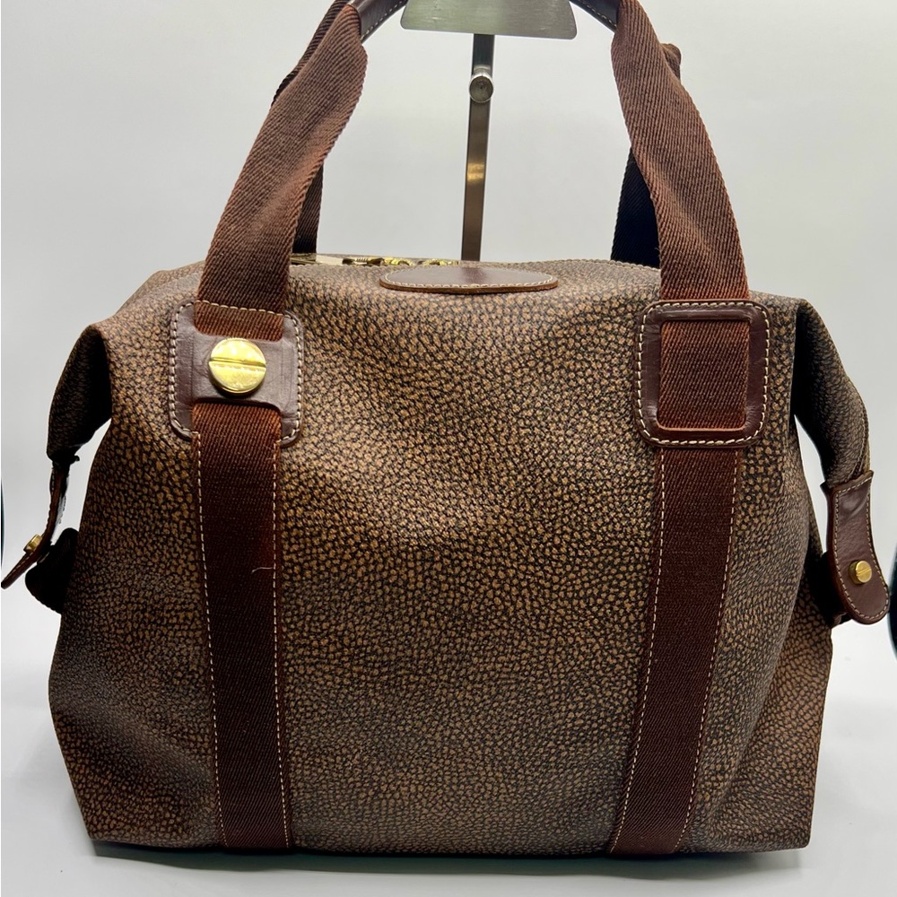Borbonese by Redwall Leather Travel Tote Bag